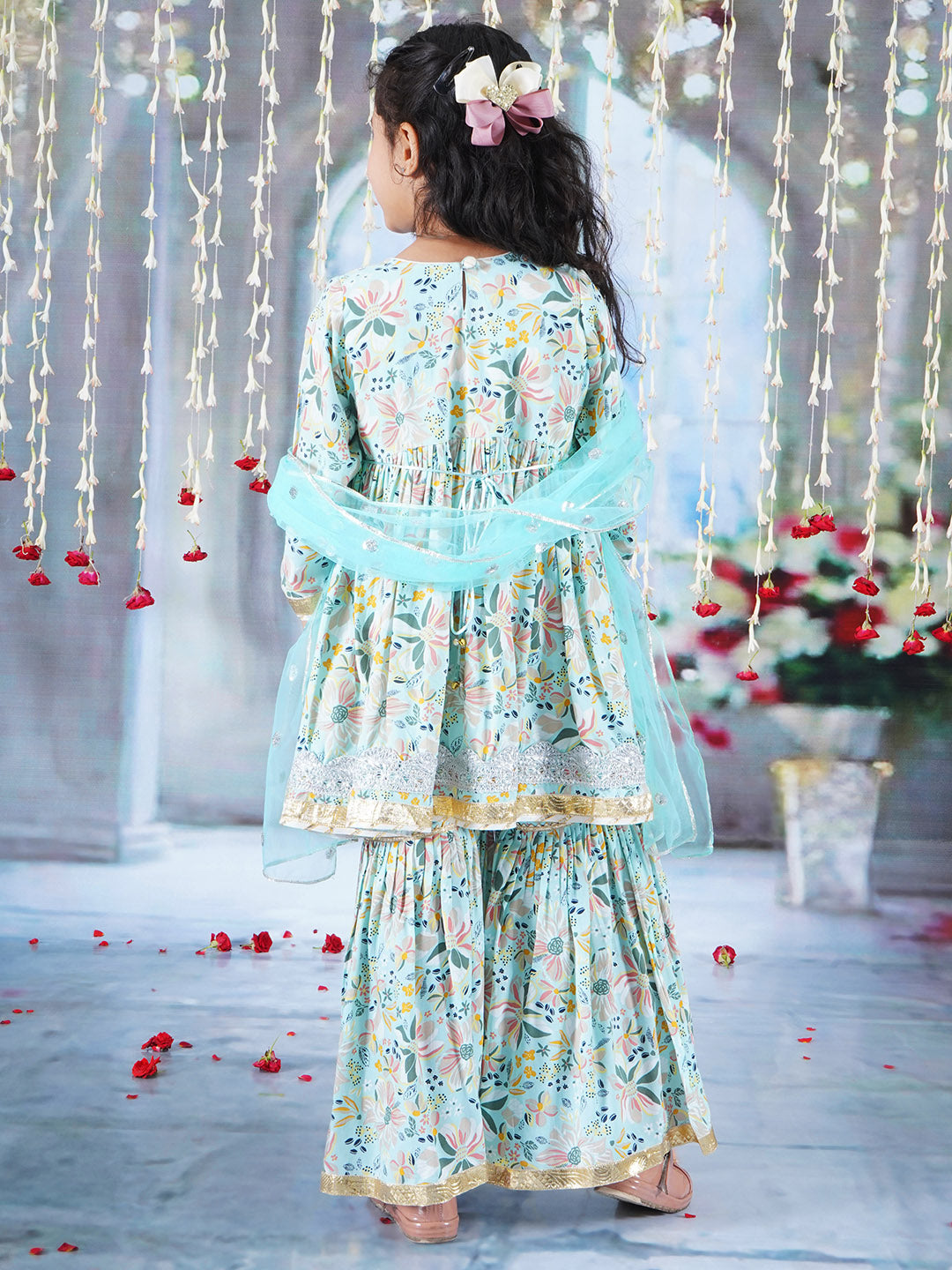 Summer Bloom frock and sharara