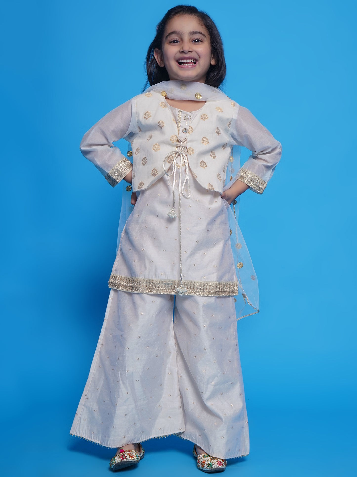 Chandni-Palazzo Kurti set