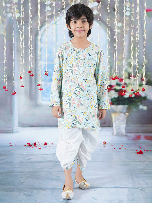 Boys summer bloom Kurta-Dhoti